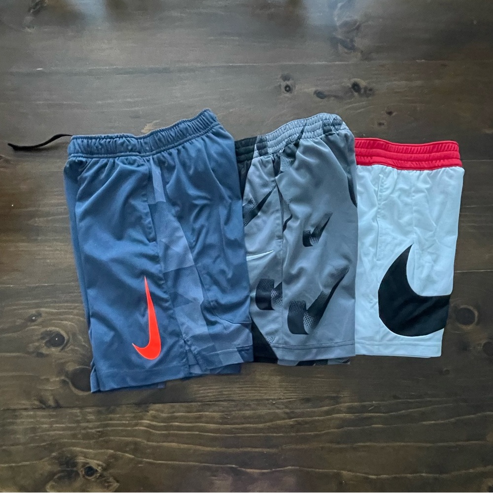 Nike Kids Shorts Set - Blue, Gray, White